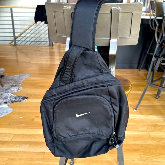 Nike Other - RARE Y2K Nike Black Sling Backpack